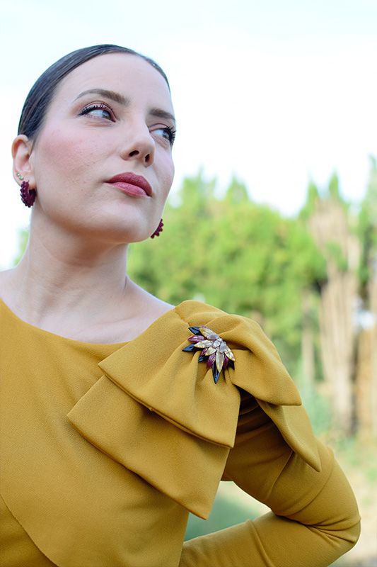 broche para vestido de boda