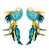 Pendientes Pájaro verde