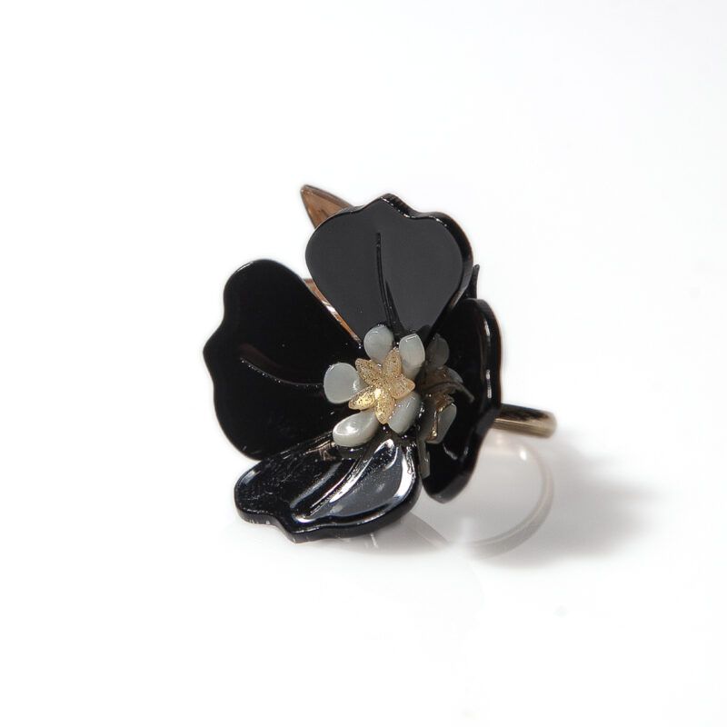 ANILLO AMAPOLA NEGRA