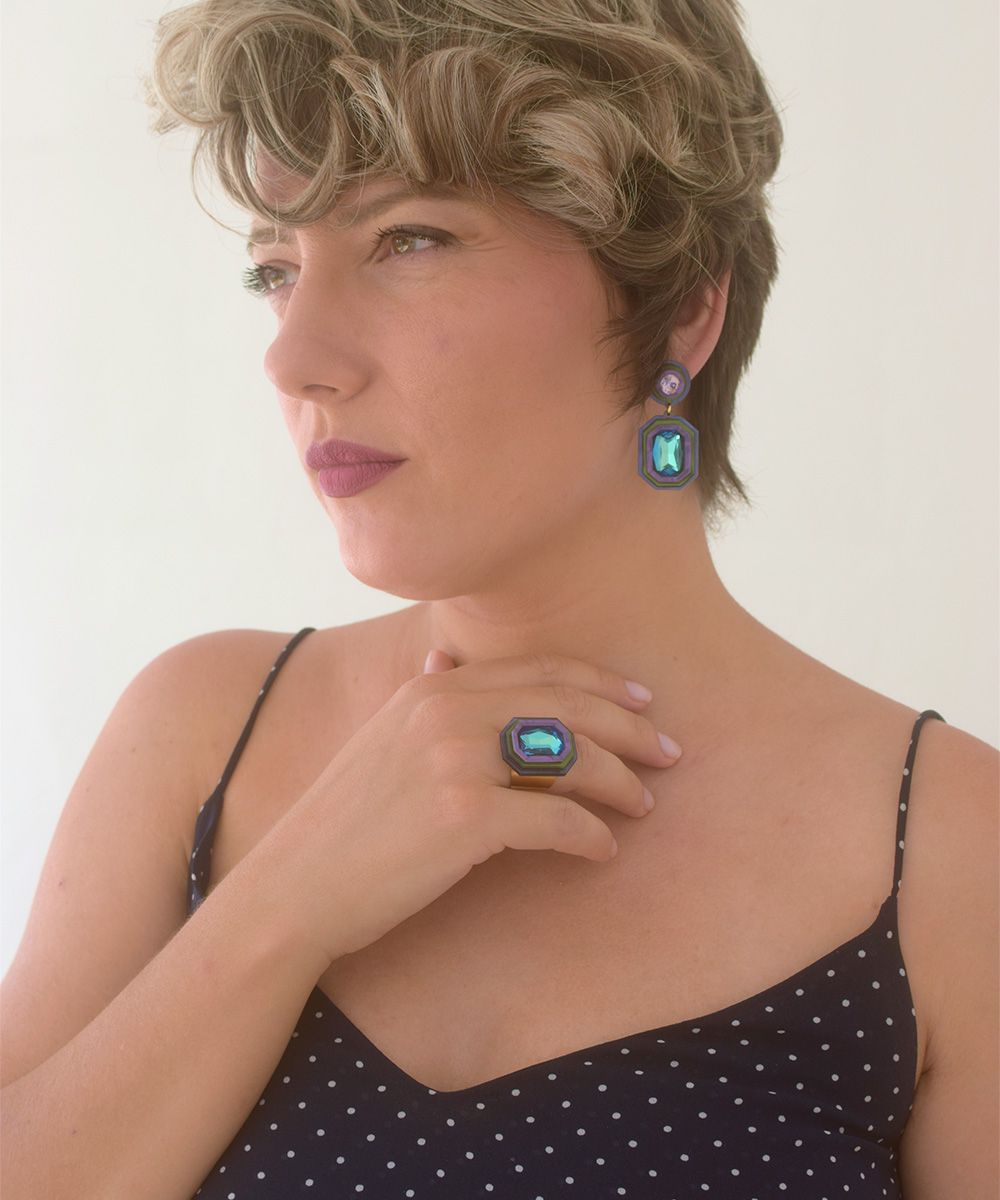 ANILLO GEMA AZUL - Imagen 2