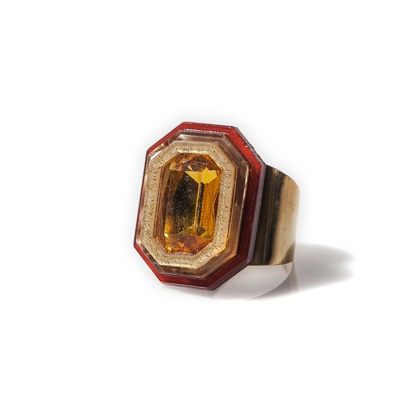 ANILLO GEMA NARANJA