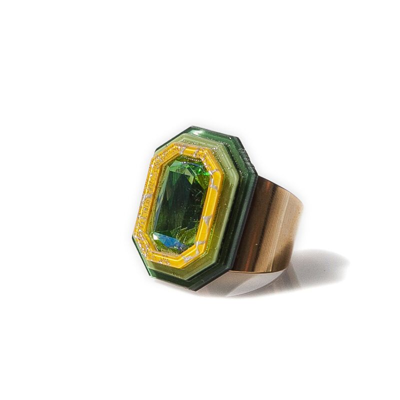 ANILLO GEMA VERDE