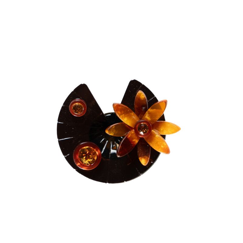 ANILLO NENÚFAR NEGRO