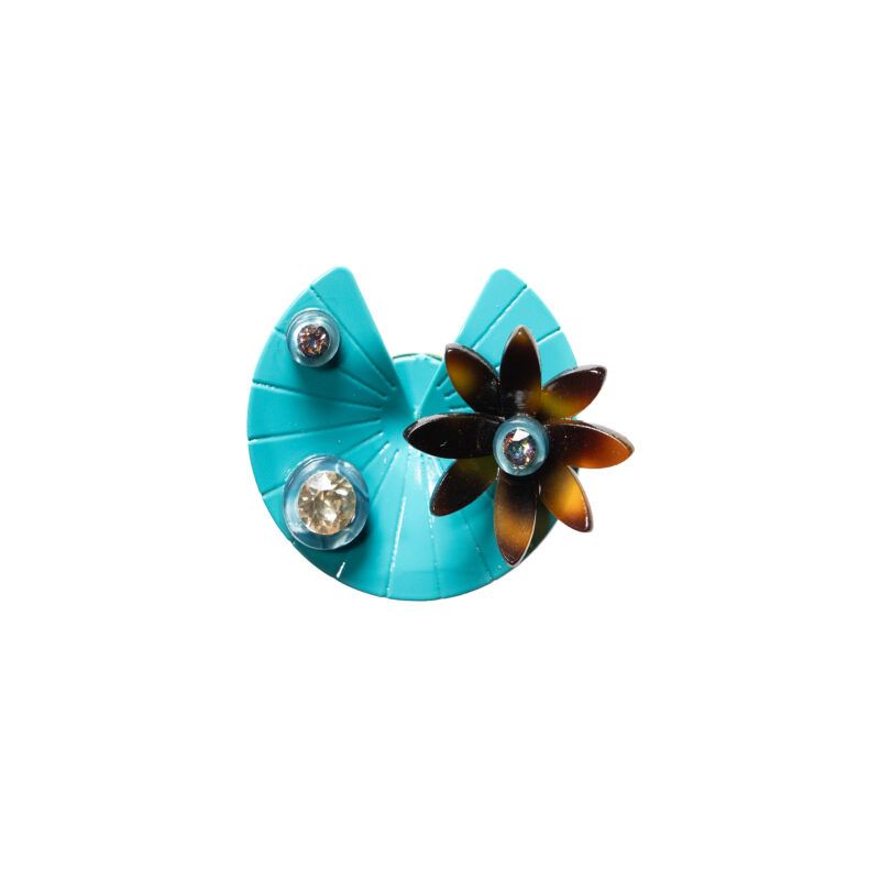 ANILLO NENÚFAR VERDE AGUA