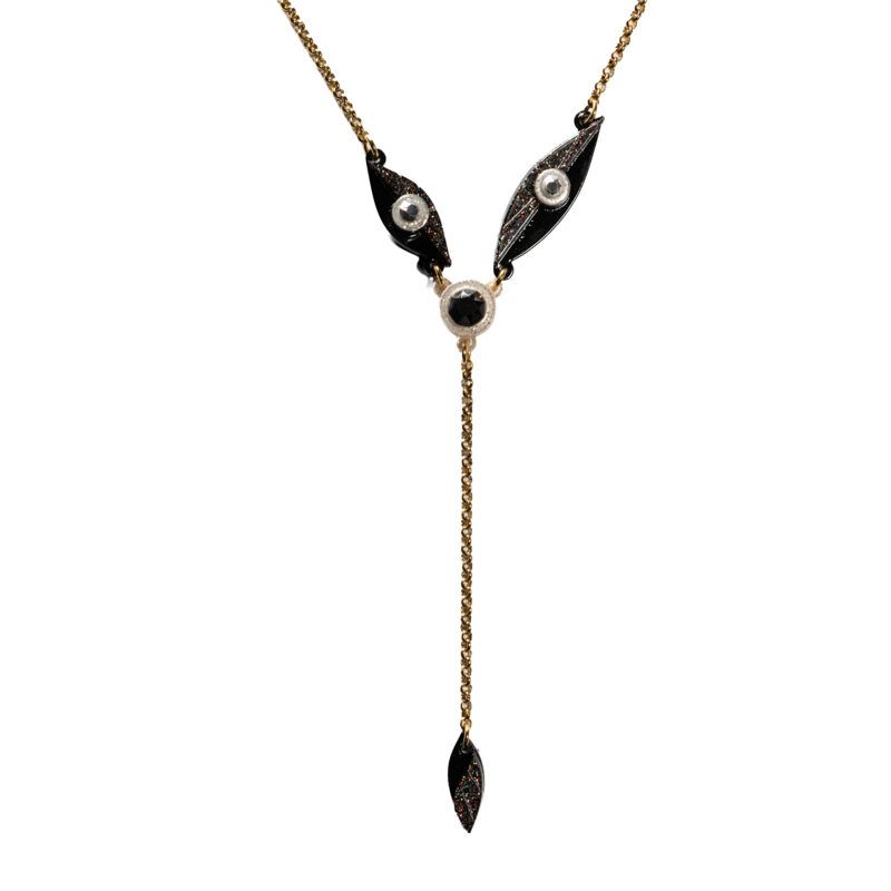 COLLAR HOJA NEGRA