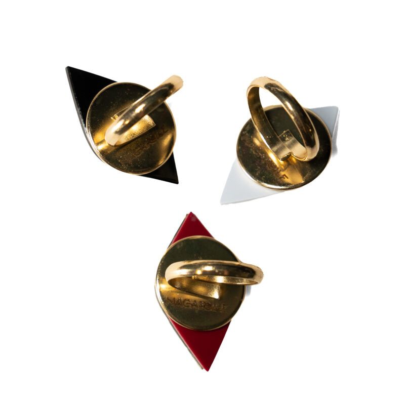 ANILLO HOJA BURDEOS - Imagen 4